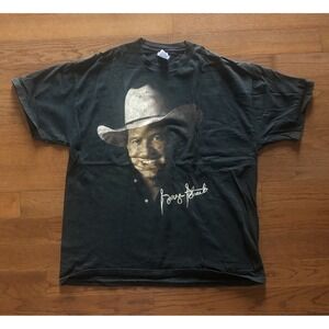 Vintage 90s George Straight Concert Tour Black T Shirt Unisex 2XL